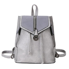 Load image into Gallery viewer, Vintage Matte Leather Women Backpacks