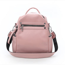 Load image into Gallery viewer, Soft Leather Backpack Women Multi-function Shoulder Bag