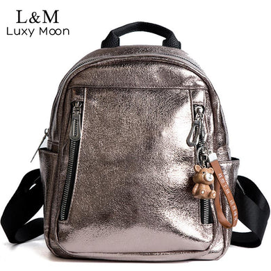 Women PU Leather Backpack Mini Backpack