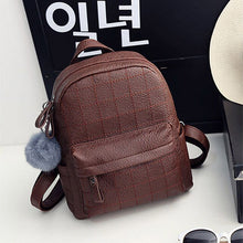 Load image into Gallery viewer, 2019 Women Leather Backpack School Bag
