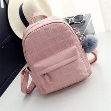 Load image into Gallery viewer, 2019 Women Leather Backpack School Bag