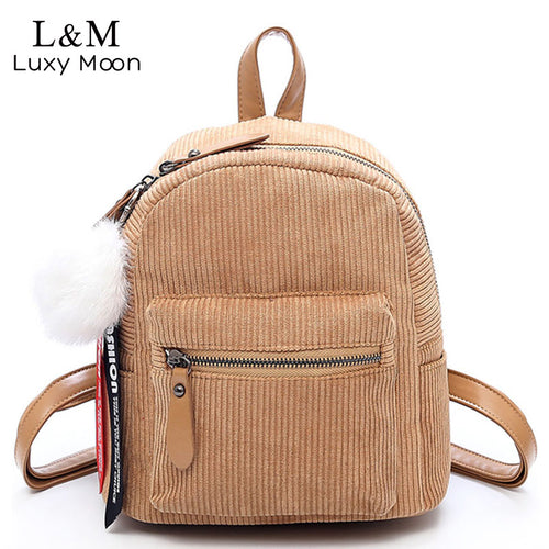Luxy moon Corduroy Backpack