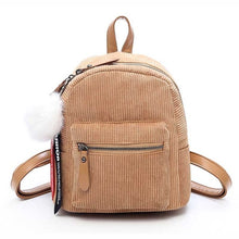 Load image into Gallery viewer, Luxy moon Corduroy Backpack