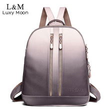 Load image into Gallery viewer, Women Leather Backpacks For Girls  School Backpack Female Travel Shoulder Bag