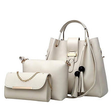 Load image into Gallery viewer, Puimentiua Women 3Pcs/Set Handbags PU Leather Shoulder Bags