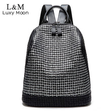 Load image into Gallery viewer, Korean Leisure Soft Leather Backpack Women Popular Panelled Girl School bag