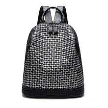 Load image into Gallery viewer, Korean Leisure Soft Leather Backpack Women Popular Panelled Girl School bag