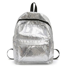 Load image into Gallery viewer, 2019 Fashion Women Backpack Silver Sequins Backpacks