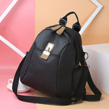 Load image into Gallery viewer, Women Backpack Soft Leather Anti-theft Large Leisure Travel Bag