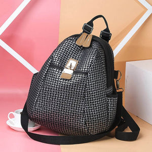 Women Backpack Soft Leather Anti-theft Large Leisure Travel Bag