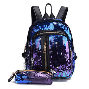 Women's Glitter Sequins Backpack